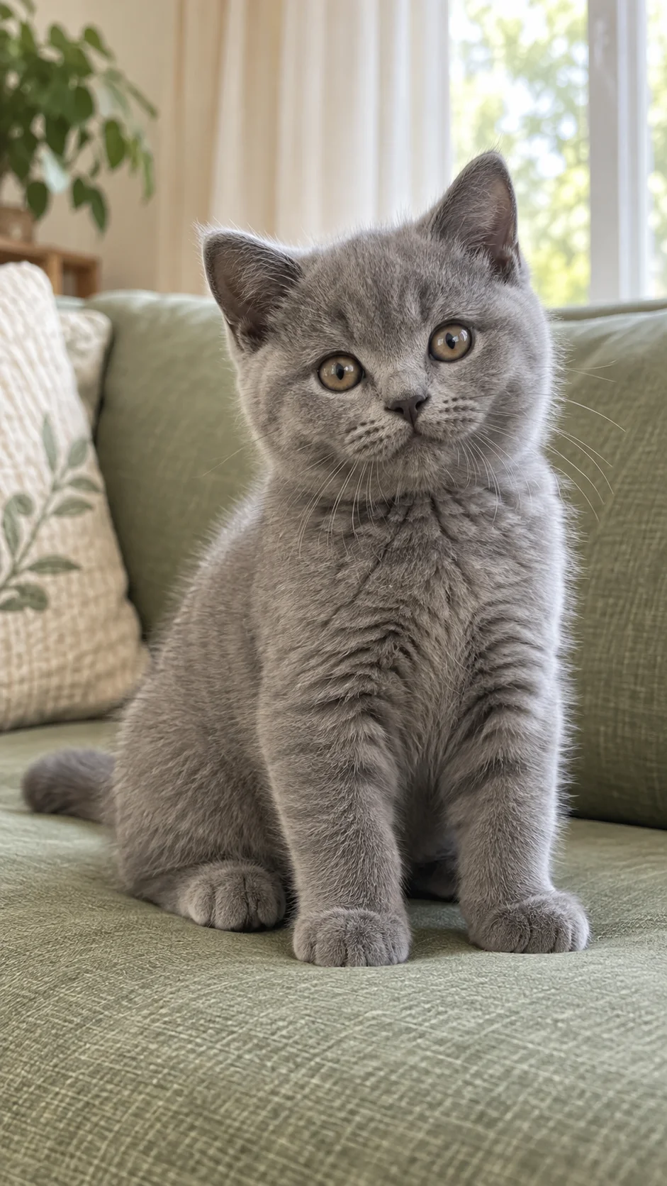 Blaues BKH Kitten, Kater