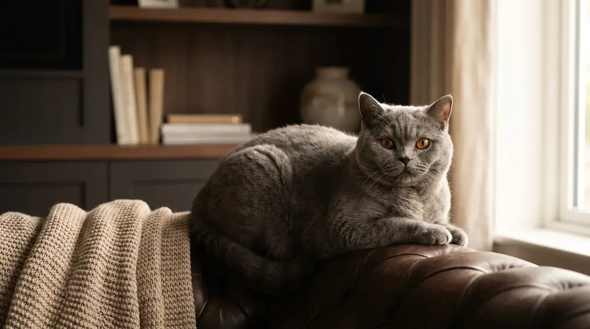 Blaues BKH Kitten, Kater